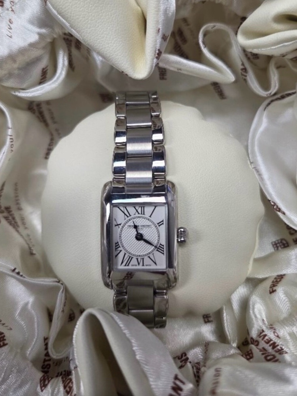 Frédérique Constant Classic Silver Watch Rectangle